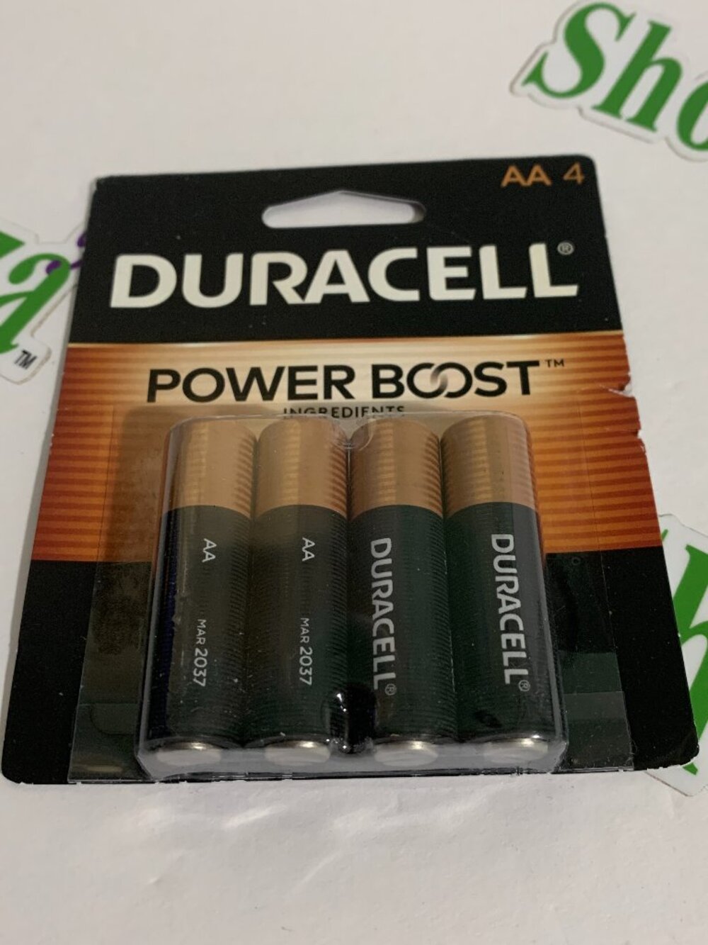 Duracell Batteries AA 4 Per Pack Coppertop Alkaline Sealed 3 / 2037